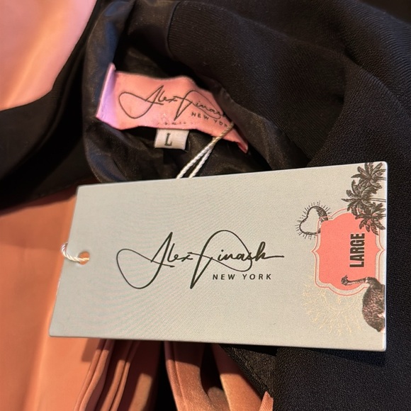 NWT Alex Vinash Womens Large Bow Open Back Crystal Button Blazer Jacket Dress - Picture 7 of 8